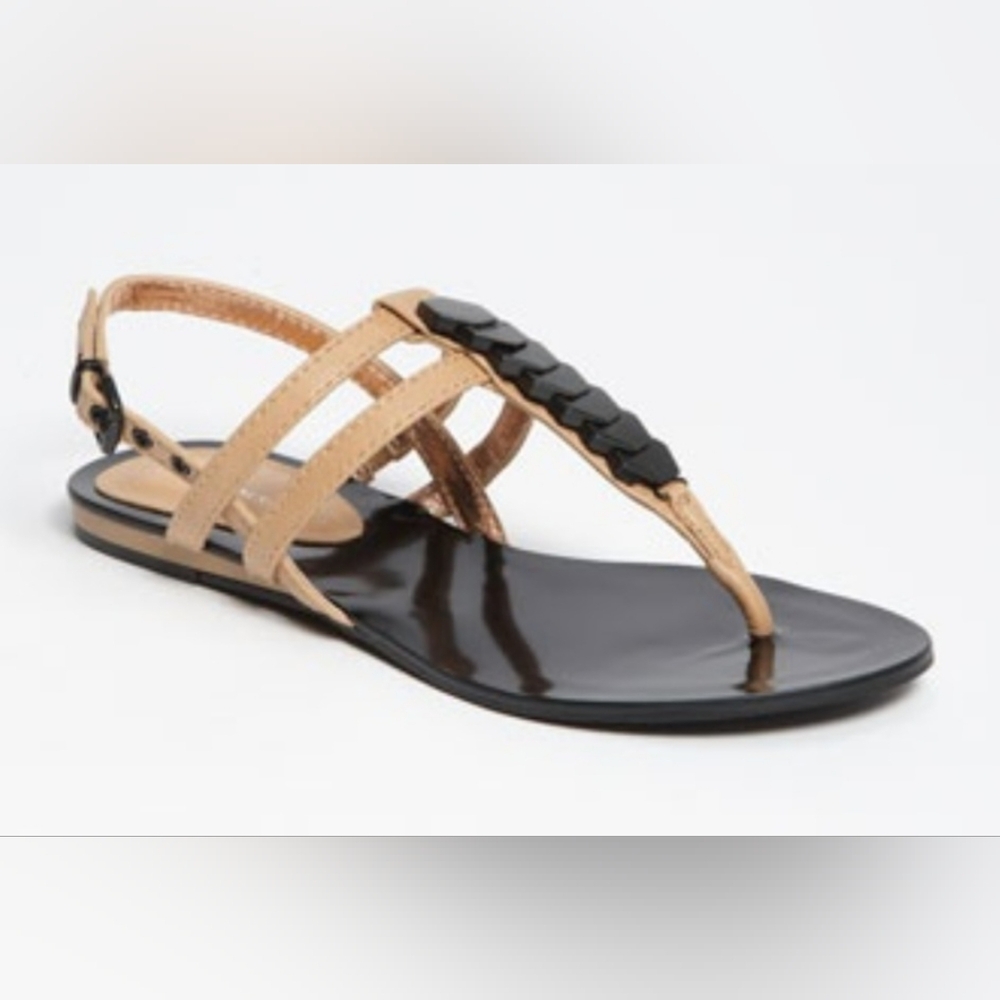 BCBGeneration Geometric Strappy Thong Sandal